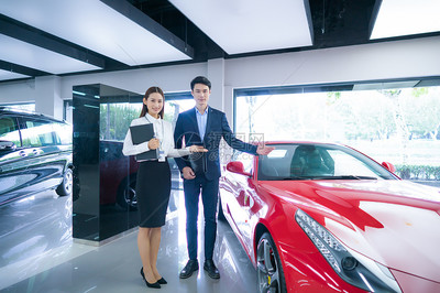 商務汽車銷售服務高清圖片下載-正版圖片500678929